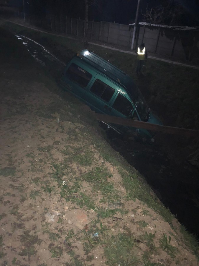 Două persoane au fost rănite, după ce au ieșit cu mașina în afara drumului, la Moșna