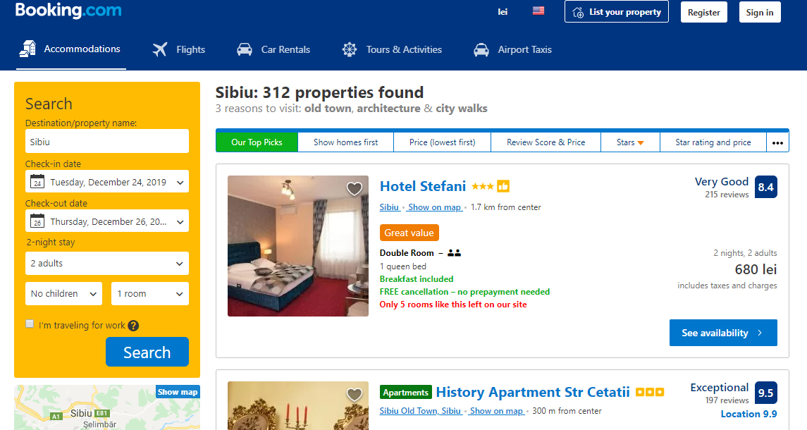 Booking.com schimbă strategia şi vine cu o nouă politică a rezervărilor