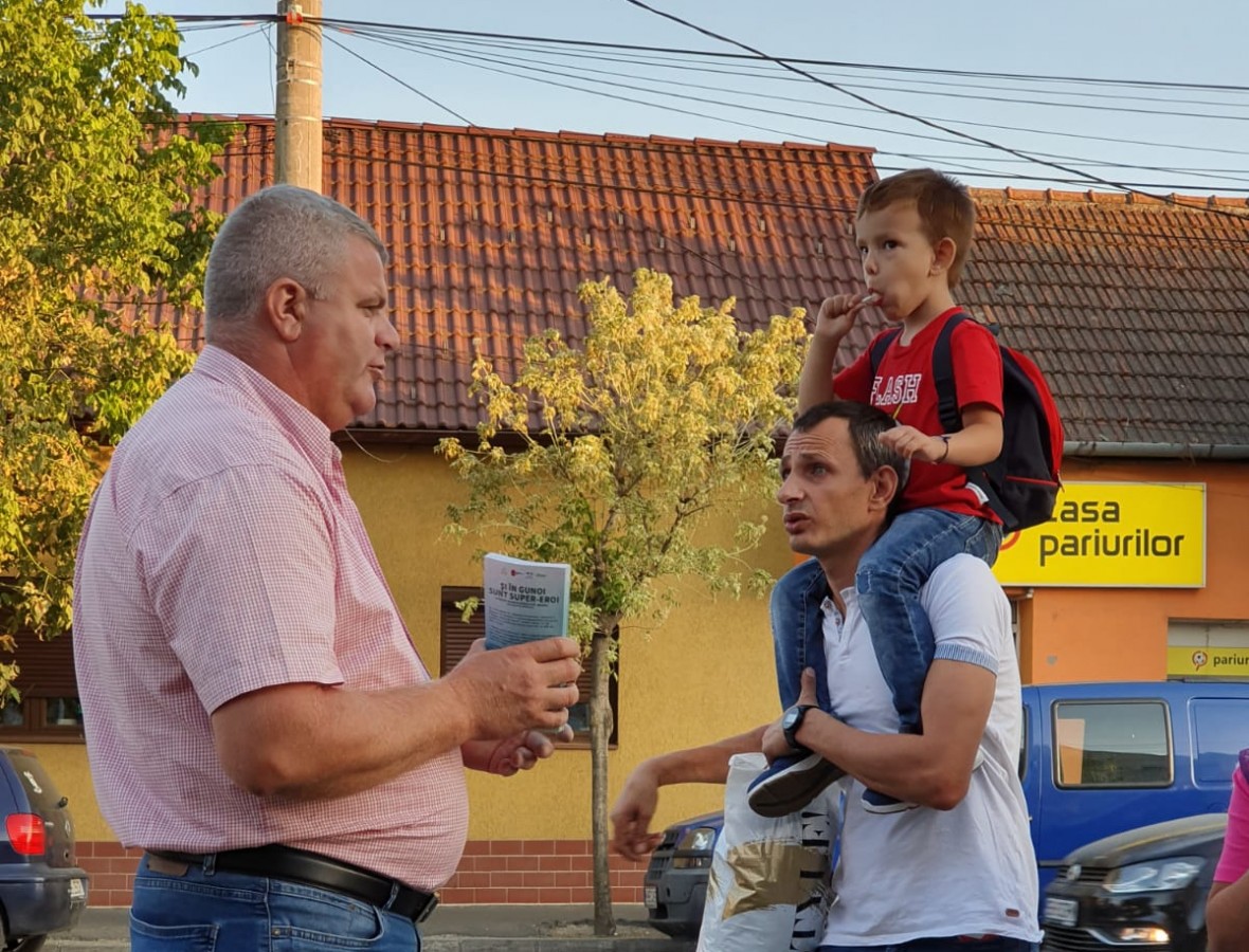 Întâlnire cu sibienii din Terezian. Caravana ”PlăteșteCâtArunci” se încheie vineri pe strada Lungă