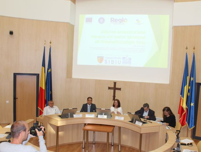 Consiliul Județean Sibiu a semnat cel de-al treilea contract de finanțare cu fonduri europene pentru Spitalul de Pneumoftiziologie Sibiu
