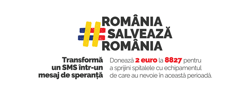 Campanie Crucea Roșie: donează 2 euro pentru spitale. 