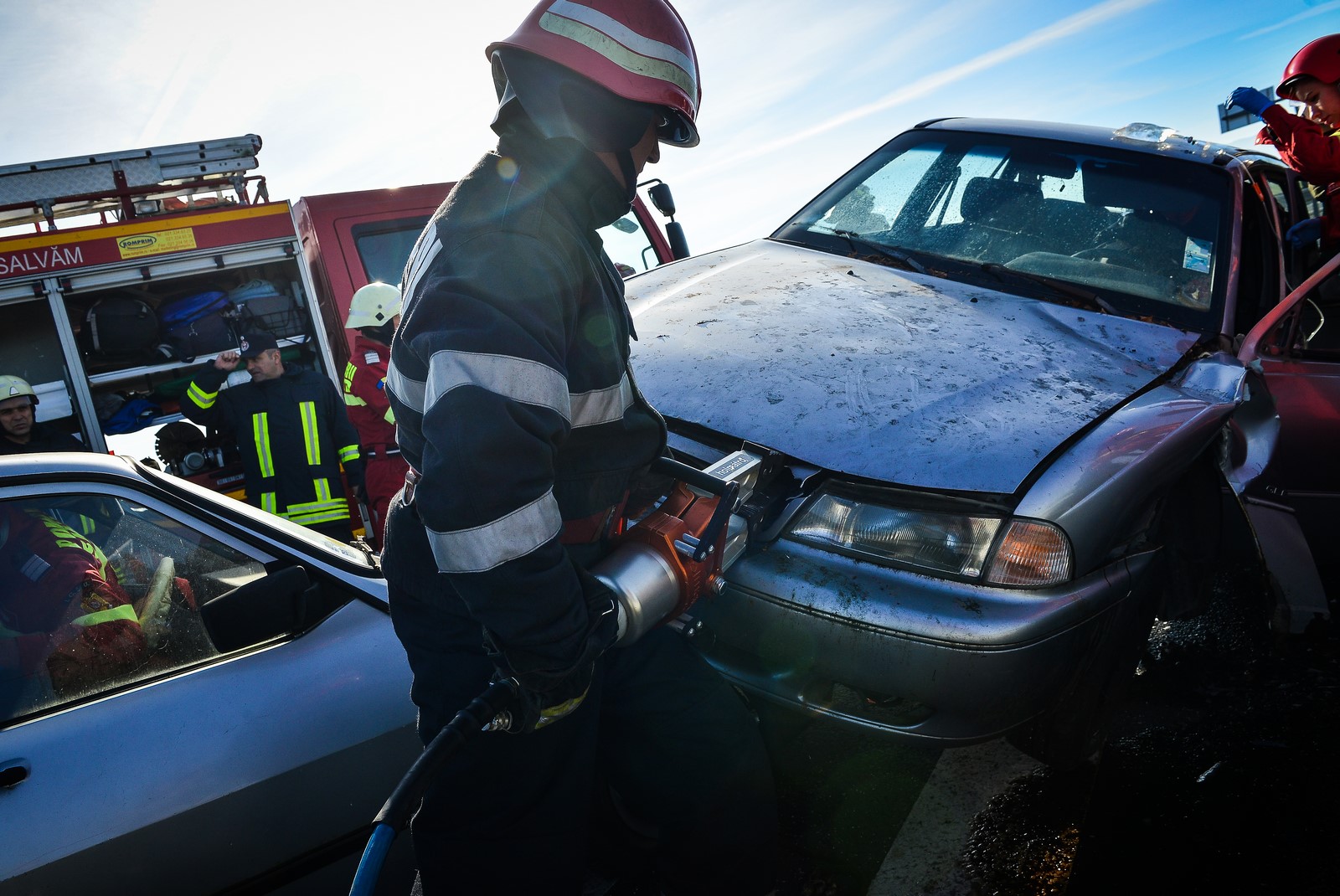 Accident la Târnava. Cinci răniți