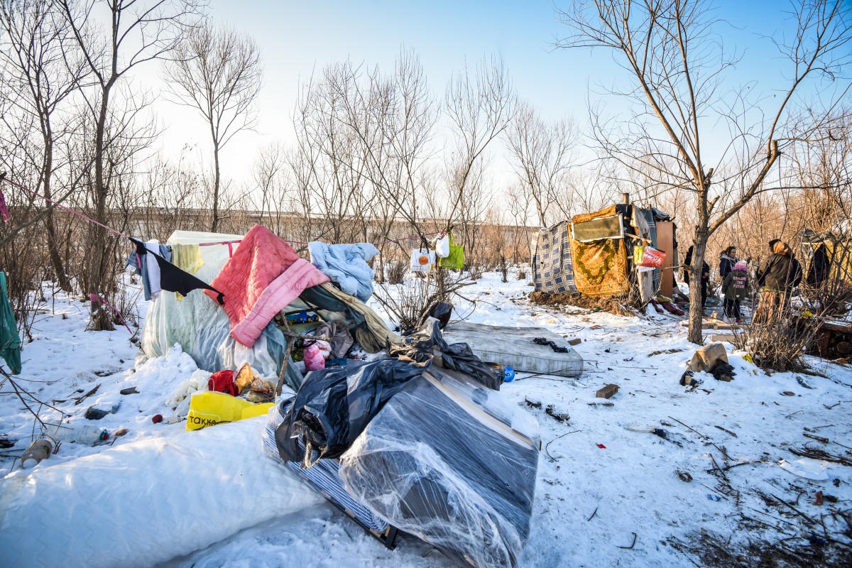 Autoritățile sibiene în cazul familiei care trăiește cu copiii în câmp: „Au refuzat ajutorul”