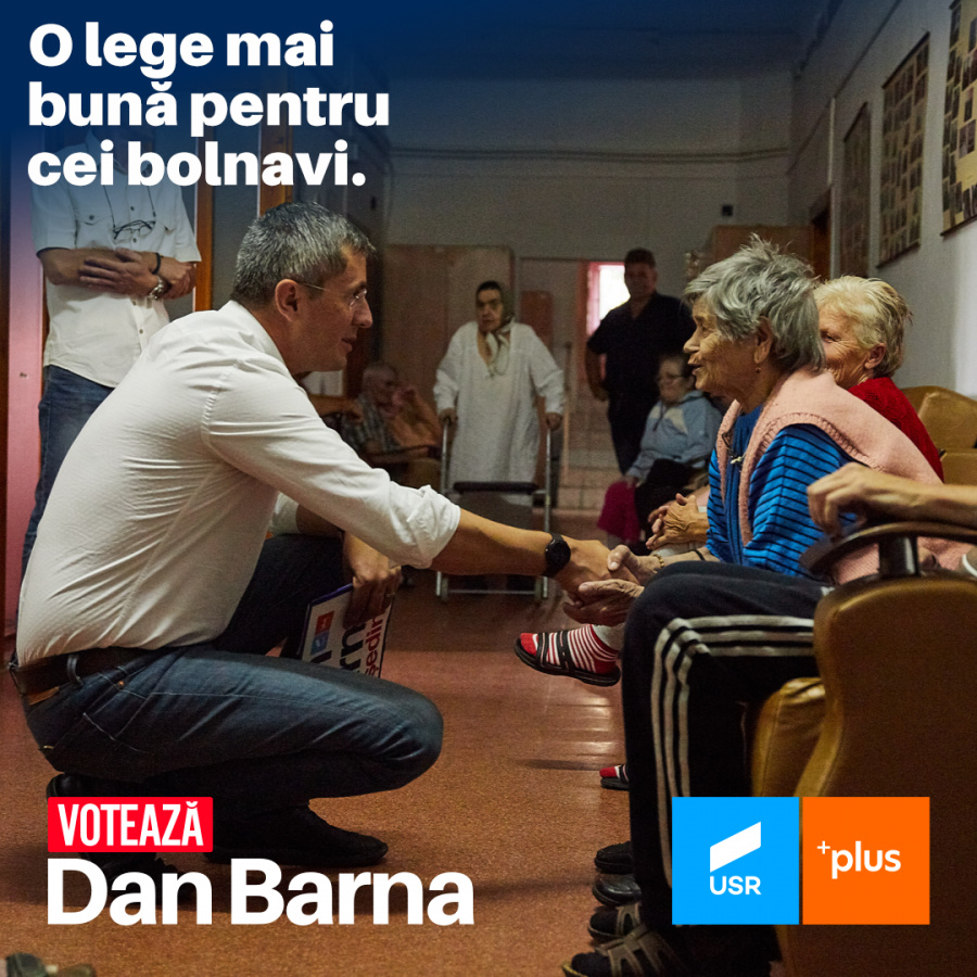 Alegeri prezidențiale: Dan Barna vrea o nouă Lege a Sănătății