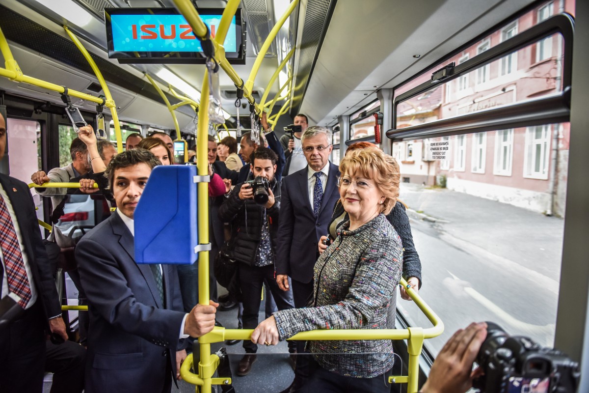 Autobuze noi, lansate cu mult fast la Sibiu: „Acum vă rămâne să vă concentrați pe problema forței de muncă”