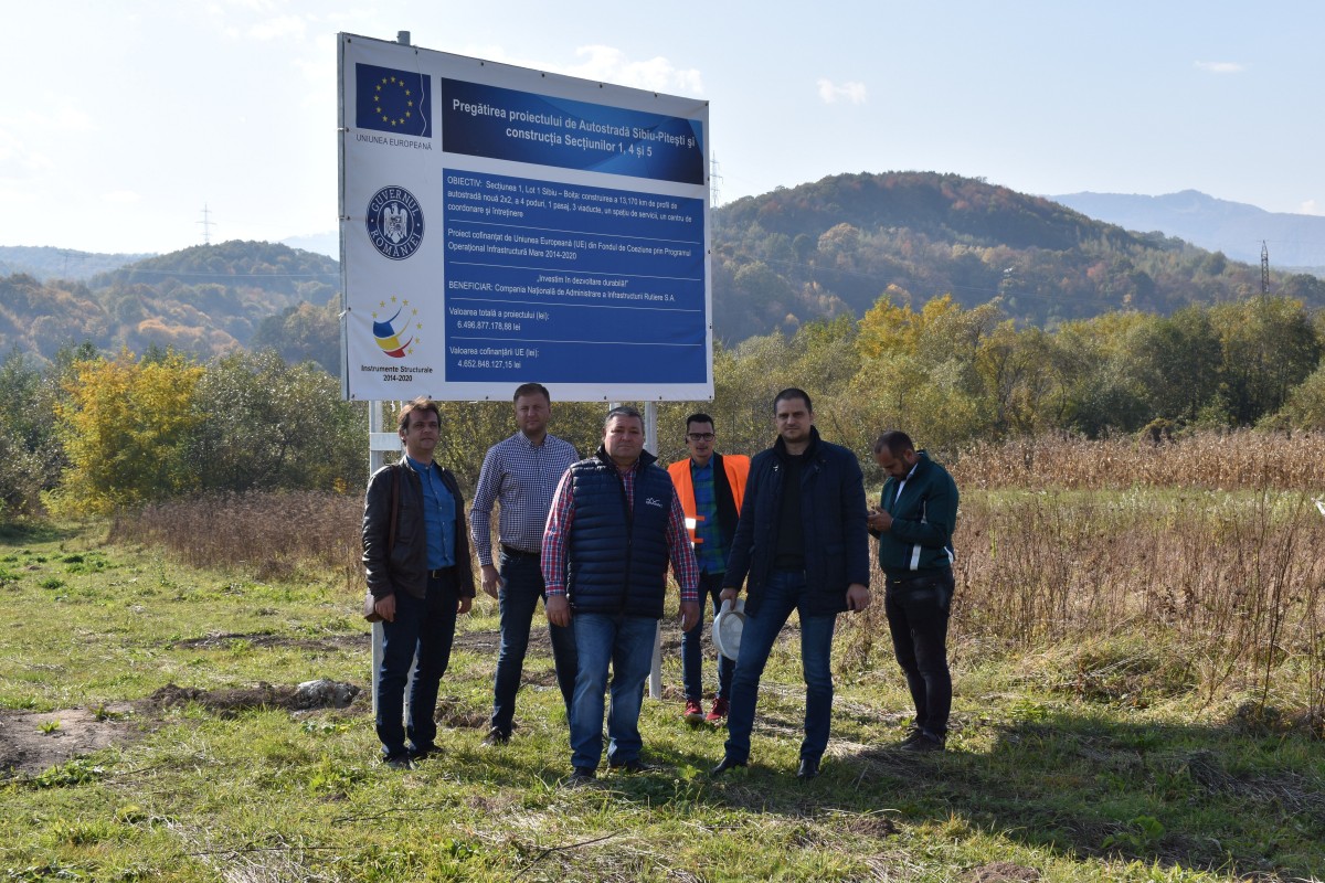 PSD Sibiu: Au început lucrările la autostrada Sibiu-Pitești!