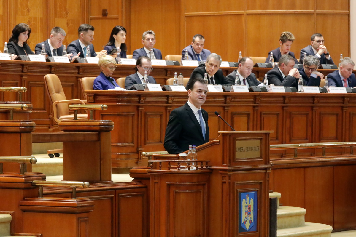 Lista Guvernului Orban 2 a fost depusă la Parlament