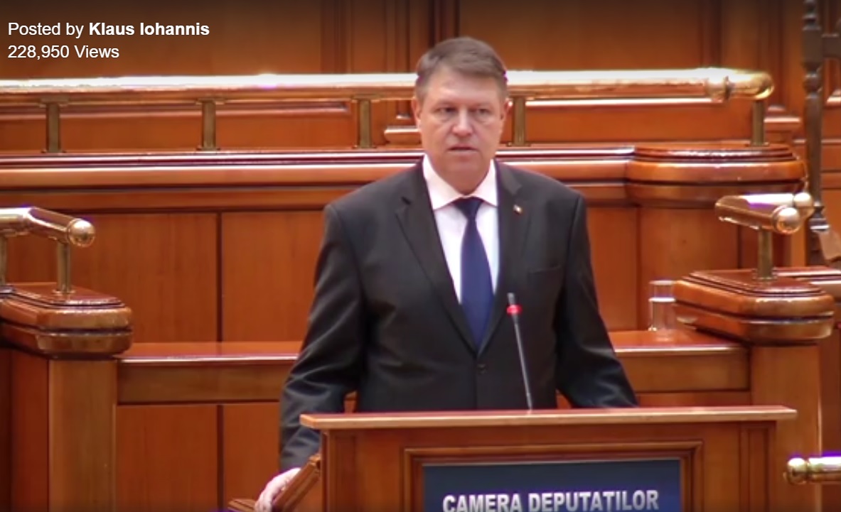 Iohannis s-a adresat Parlamentului. PSD a părăsit sala. ”Ați obosit deja? Ghinion!” | Video