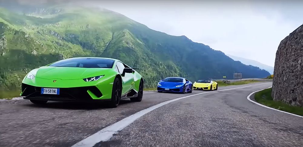 VIDEO - Transfăgărășanul arată superb în cel mai nou clip Lamborghini