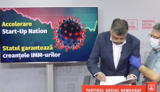VIDEO-Liderul PSD, Marcel Ciolacu, aproape să leșine în direct