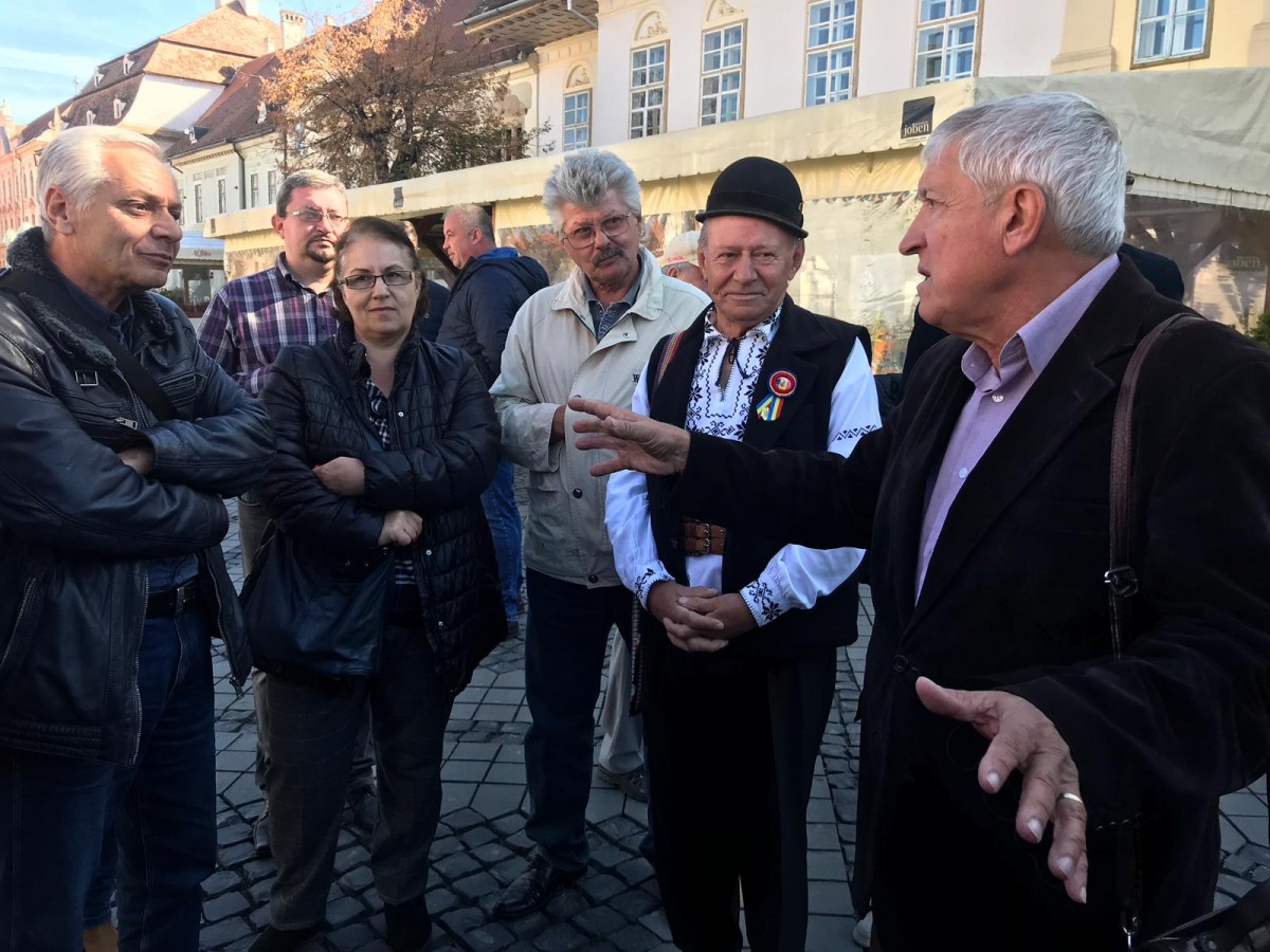Mircea Diaconu în dialog cu sibienii. „Putem fi un fel de muzeu în mijlocul Europei”