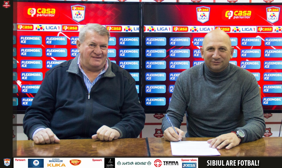 Vasile Miriuță s-a întors la Sibiu. Contract până în vară cu Hermannstadt