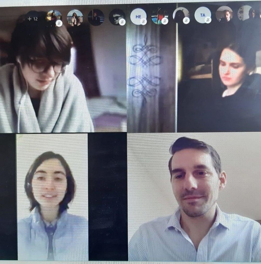 Nicolae, fostul Principe al României și-a dat întâlnire cu elevii de la Goga pe Skype