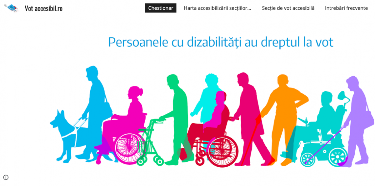 Premieră în România, de la Sibiu: Site dedicat persoanelor cu dizabilități care vor să voteze