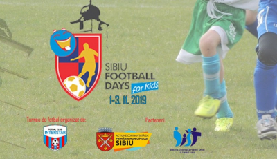 Peste 400 de copii participă la Sibiu Football Days, la început de noiembrie