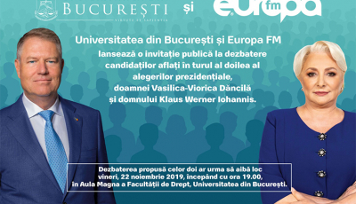 Iohannis și Dăncilă, invitați la dezbateri: mai întâi, de sindicaliștii din Educație, iar acum - de Universitatea din București