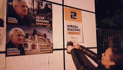 VIDEO Liberalii sibieni s-au filmat ”furând” startul în campania pentru Iohannis. Cei de la ALDE s-au fotografiat