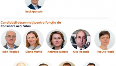 Candidații PLUS pentru Primăria Sibiu
