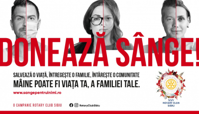 Rotary Club: Campanie de donare de sânge pentru comunitate, la Sibiu