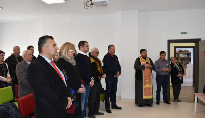 Bogdan Trif, Președintele PSD Sibiu și primarul comunei Hoghilag, Nicolae Lazăr au inaugurat una din cele mai moderne grădinițe din țară