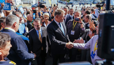 Președintele Klaus Iohannis i-a cucerit și pe olteni