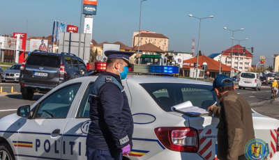 Stare de urgență: 74 de amenzi au fost date, joi, de polițiștii sibieni