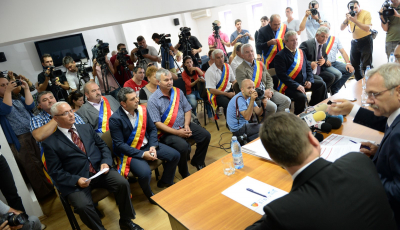 O temă falsă? 78,13% din primarii sibieni au fost aleși din primul tur. Iohannis, în 2011: ”Pe mine nu mă afectează”