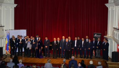 Maria Morariu, Octavian Ianc și Mihai Secoșan- cei trei olimpici premiați in cadrul Galei de Excelenta de Clubul Rotary Sibiu