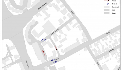 Propunere: sensuri unice pe aleile din zona noului mall