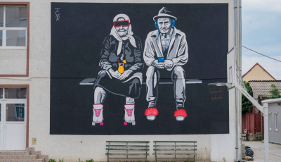 GALERIE FOTO – Sibiul după Street Art. Orașul n-a arătat nicicând mai colorat