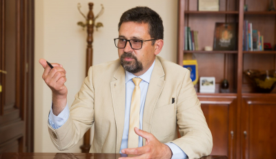 Interviu. Tiberiu Drăgan, noul viceprimar al Sibiului. ”Eu am o idee: transportul în comun să fie gratis”