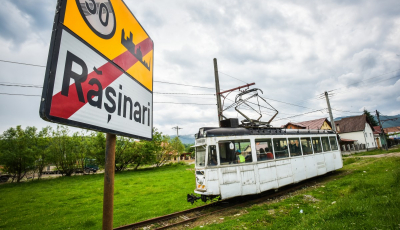 FOTO - VIDEO M-am plimbat cu tramvaiul de la Rășinari la Sibiu, după patru ani. O bucurie!