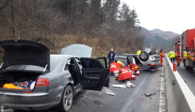 Soț și soție, morți în accidentul de pe Valea Oltului.  Se aflau în mașina care circula regulamentar