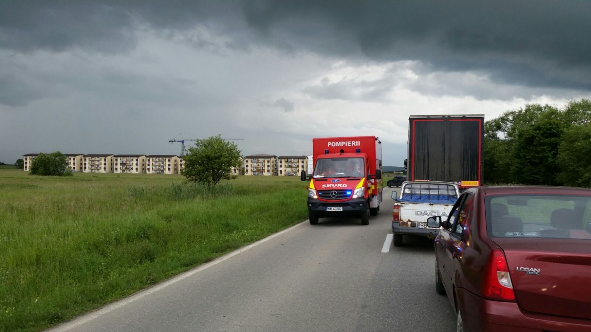 Accident în ansamblul Magnolia. O șoferiță are dosar penal, deși inițial fusese o tamponare