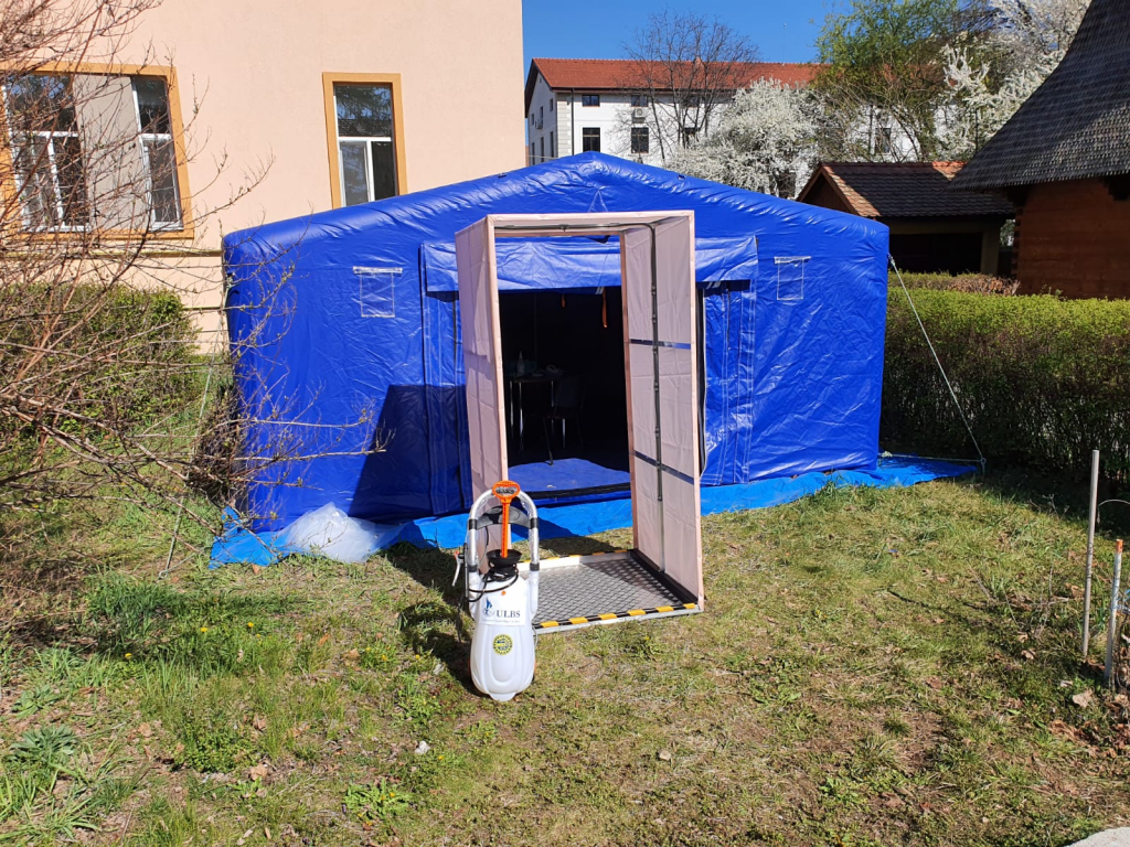 Inginerii Universității din Sibiu au construit o stație de decontaminare pentru Spitalul județean