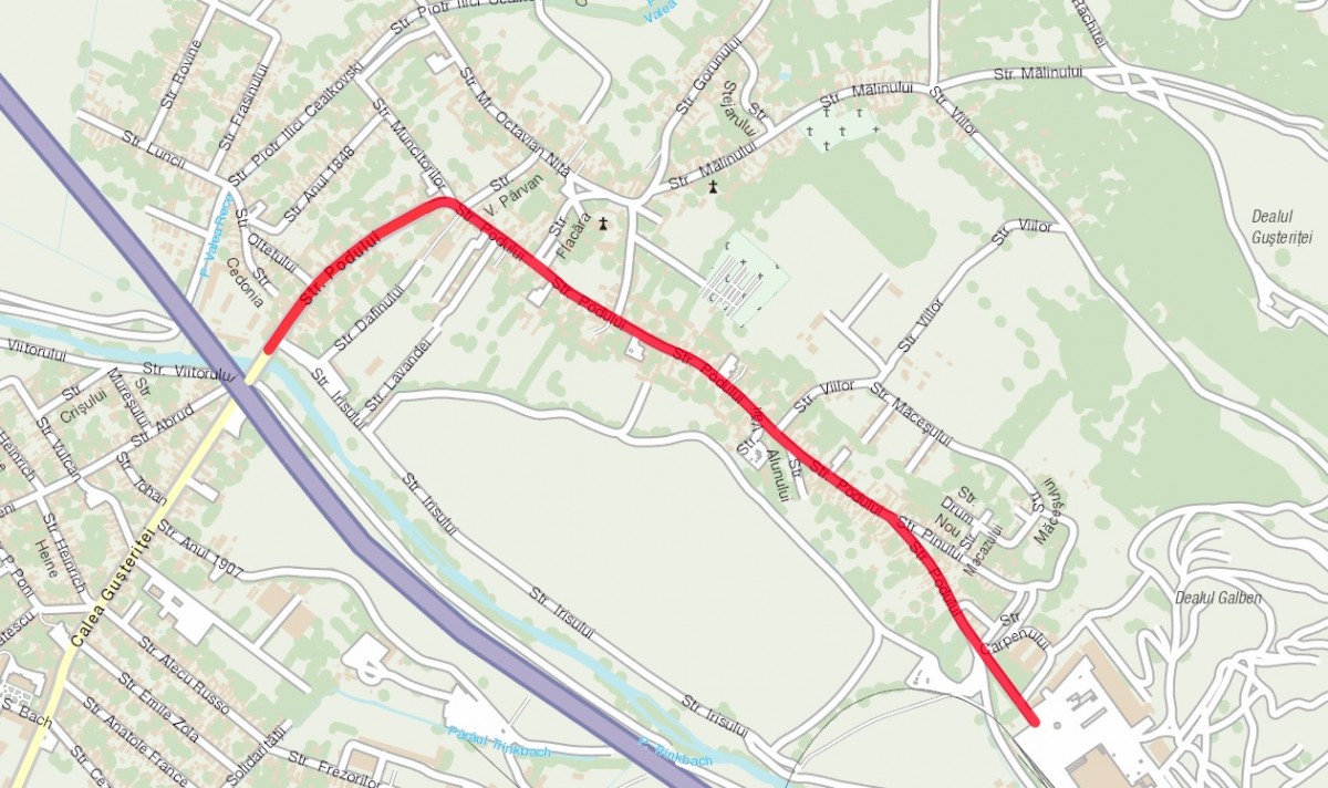 Primăria Sibiu organizează o procedură de achiziție pentru modernizarea străzii Podului