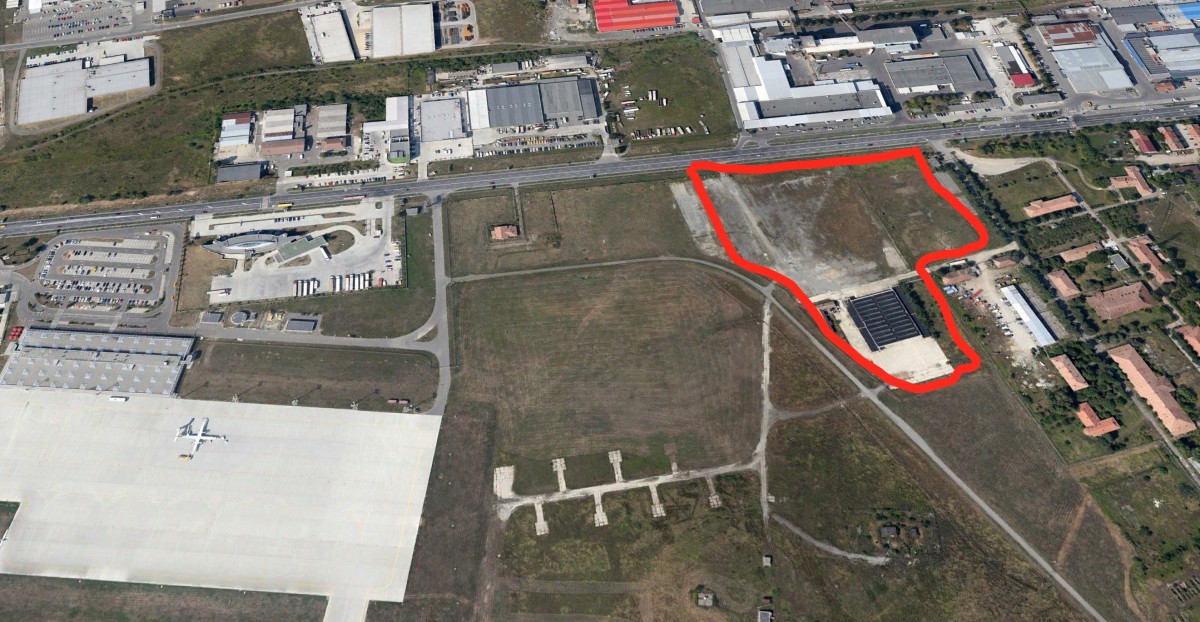 110.050 de euro pe an, lângă Aeroport: CJ concesionează terenul cerut de Camera de comerț, care nu-l mai vrea