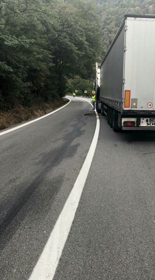 Trafic îngreunat pe Valea Oltului