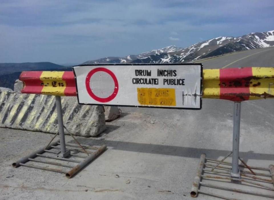 De mâine se închide Transalpina, între Rânca și Obârșia Lotrului