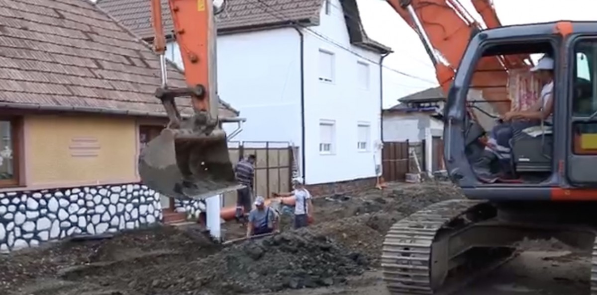 Lucrare aproape de finalizare în Șelimbăr. Strada Triajului, reabilitată în totalitate