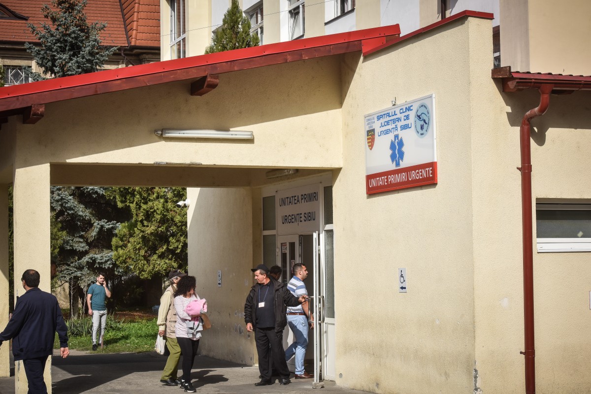 Un pacient a fost amendat cu 1000 de lei, după ce a făcut scandal în Spitalul Județean Sibiu