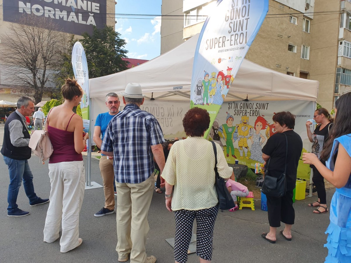 Întâlnire cu sibienii din Valea Aurie. Caravana ”Plătește cât arunci” ajunge vineri în cartier