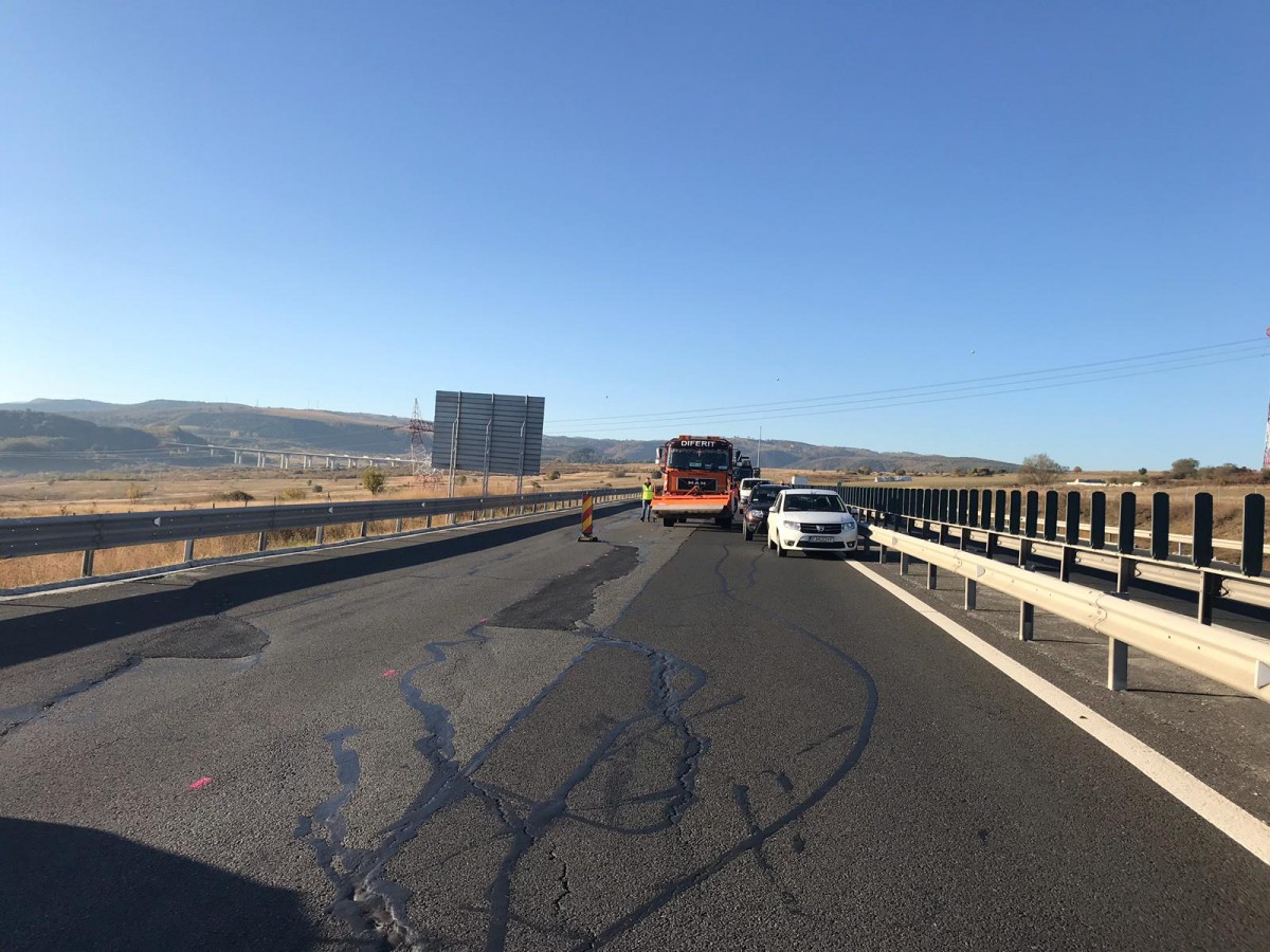 Restricții de circulație pe autostradă, la Aciliu, până sâmbătă | FOTO VIDEO
