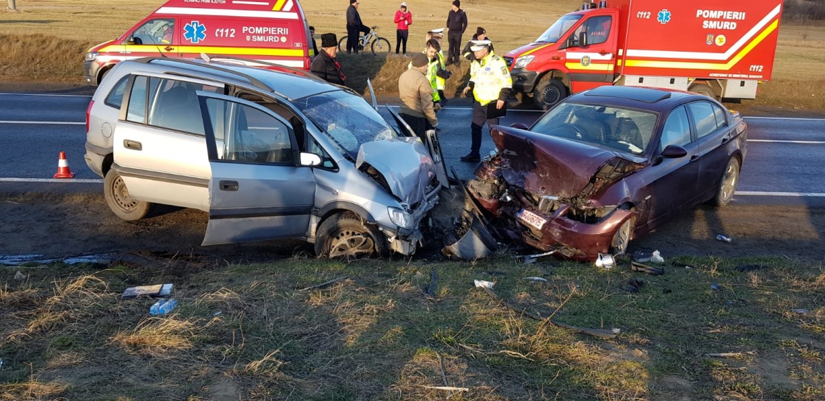 VIDEO. Accident provocat de un șofer începător, pe DN 7, la Boița