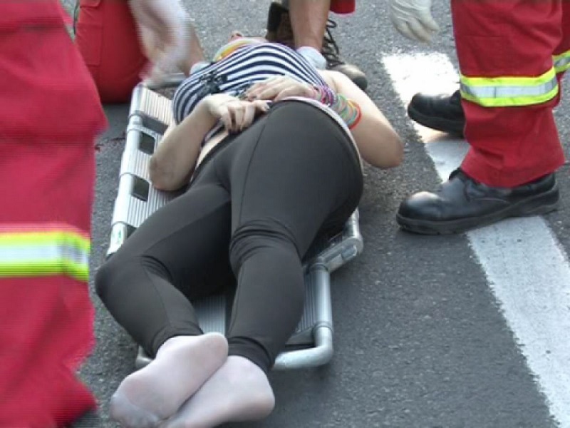 O sibiancă a fost accidentată grav pe trecerea de pietoni