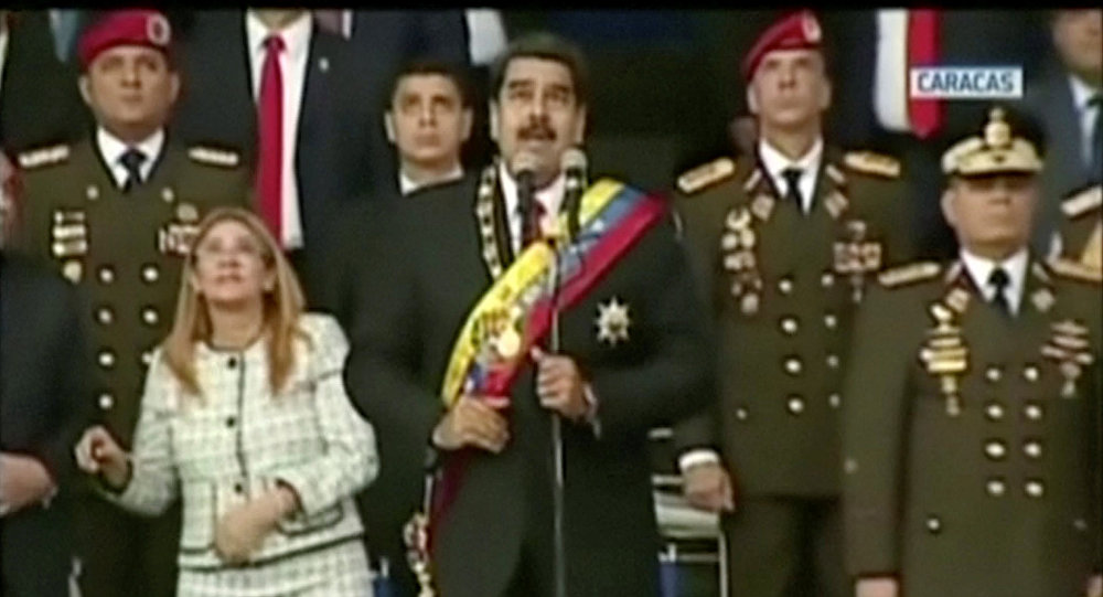 Președintele Venezuelei a scăpat după un atac cu dronă (VIDEO)