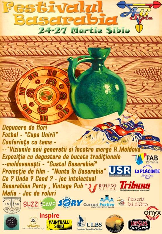 Cea de-a șasea ediție a Festivalului Basarabia începe astăzi