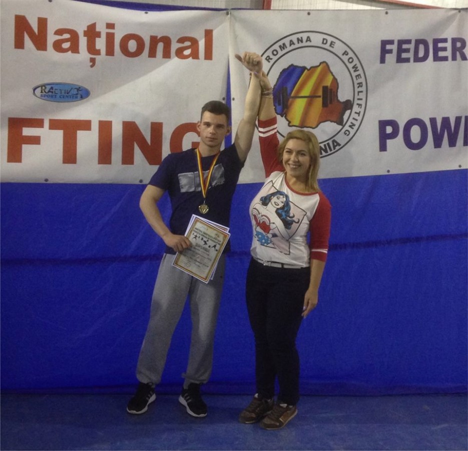 Debut de vis în powerlifting. La 17 ani, Victor Aldea de la CS Activ a devenit campion naţional