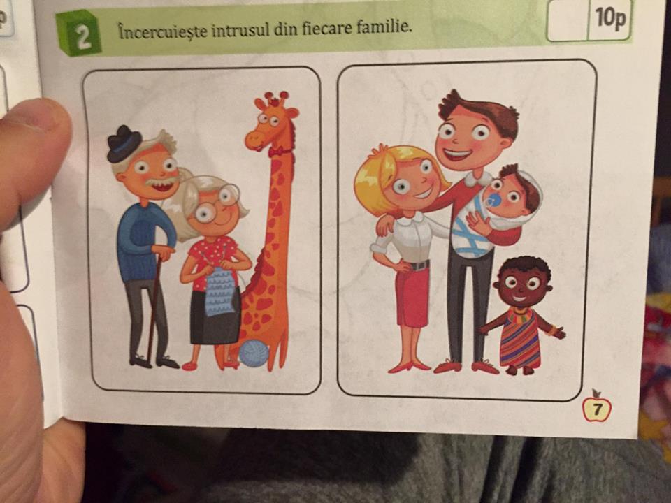Exercițiu cu iz de discriminare la grădiniță