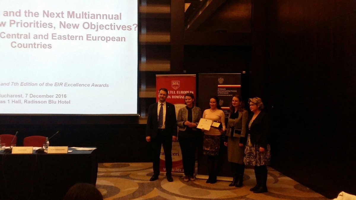 Colegiul Național “Octavian Goga” din Sibiu, premiat de Institutul European din România
